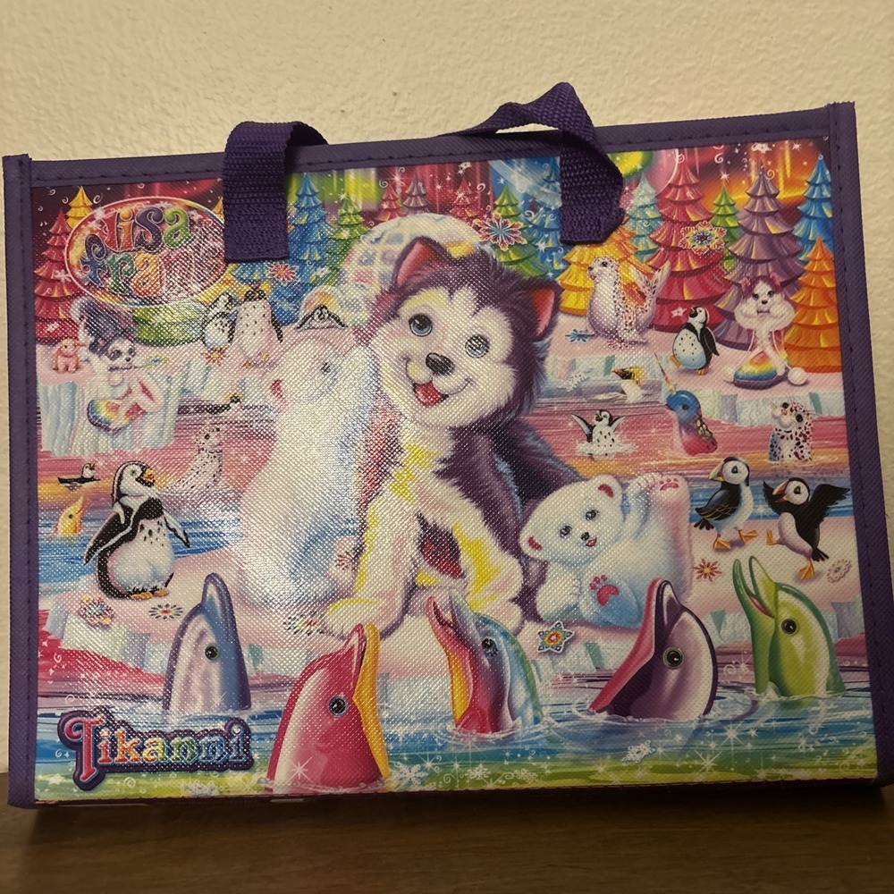 Lisa‎ Frank Trifold Portfolio Carrying School Organizer